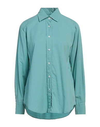 ACADEMIA Camicie e bluse tinta unita Turchese 50% Cotone, 50% Tencel™