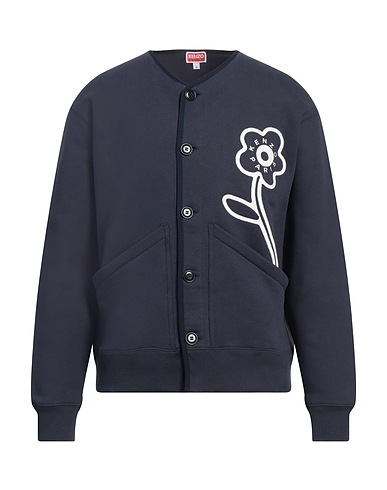 KENZO Sweatshirt Navy blue 100% Cotton, Elastane