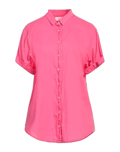 XíRENA Solid color shirts & blouses Fuchsia 100% Cotton