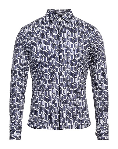ADB 69 Camicia fantasia Blu 100% Cotone