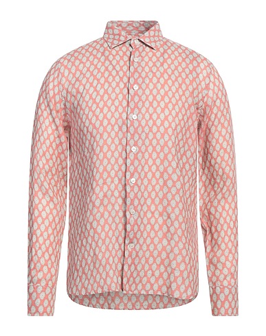 MR MOOD Camicia fantasia Corallo 100% Cotone