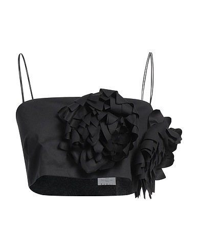 SHIRTAPORTER Top Schwarz 100% Baumwolle