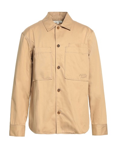 MAISON KITSUNÉ Solid colour shirt Sand 100% Cotton