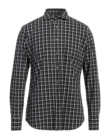 BAGUTTA Checked shirt 100% Cotton