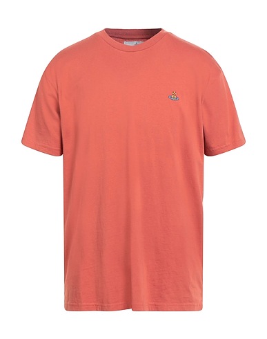 VIVIENNE WESTWOOD Basic T-Shirt Rust 100% Organic cotton