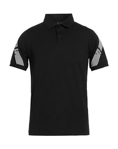 EA7 Polo shirt Black 100% Cotton