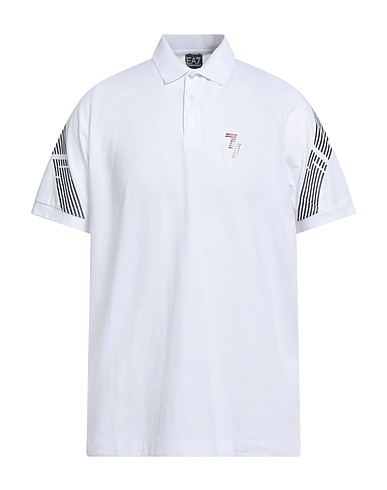 EA7 Polo shirt White 100% Cotton