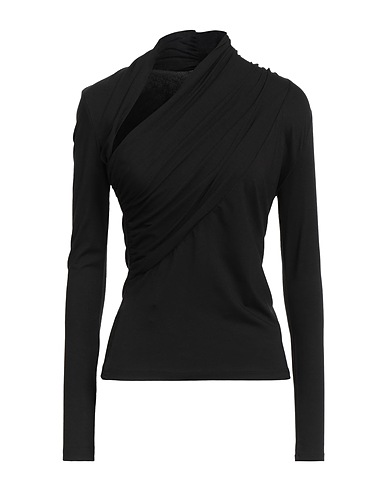 PINKO Top Black 95% Viscose, 5% Elastane