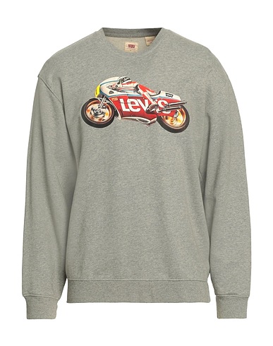 LEVI'S Sweatshirt Grey 100% Cotton, Elastane