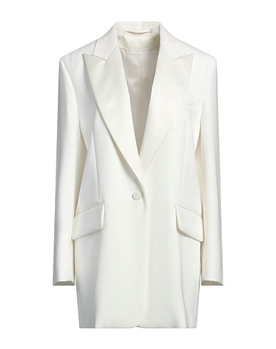 MAX MARA Blazer White 70% Triacetate, 30% Polyester