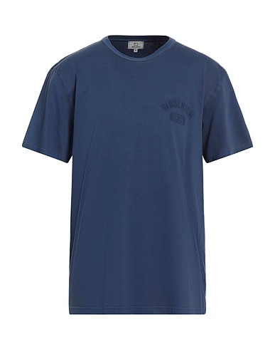 WOOLRICH T-shirt Μπλε 100% Βαμβάκι