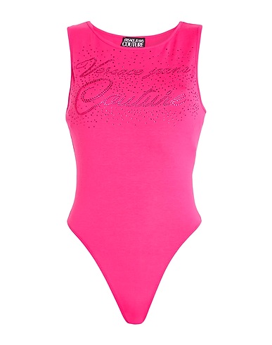 VERSACE JEANS COUTURE TOPWEAR Fucsia 94% Cotone, 6% Elastan