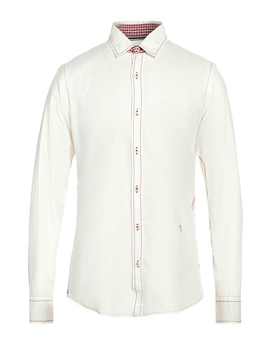 LUCKY DE LUCA Camicie Bianco 100% Cotone