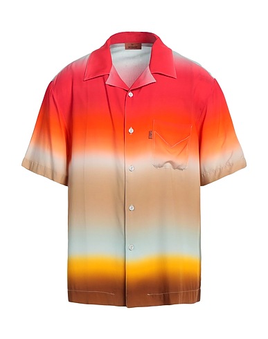 MISSONI Patterned shirt Red 100% Viscose