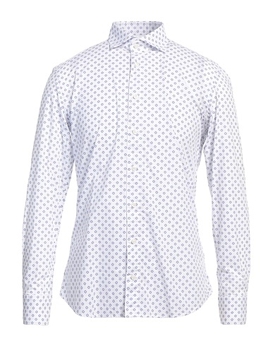 BASTONCINO Patterned shirt White 100% Cotton