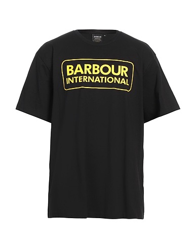 BARBOUR T-shirt Black 100% Cotton