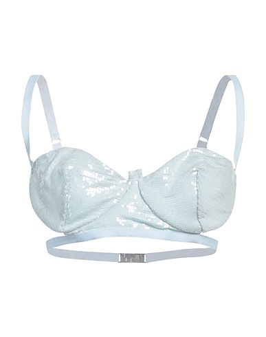 GCDS Bustier Light blue 70% Viscose, 30% Polyethylene