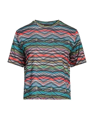 MISSONI T-shirt Turquoise 95% Polyester, 5% Elastane