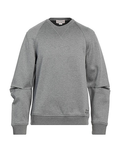 MCQUEEN Sweatshirt Grey 62% Cotton, 38% Polyamide, Elastane, Viscose, Polyester