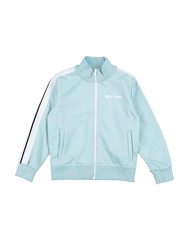 PALM ANGELS Sweatshirt Sky blue 63% Polyester, 37% Cotton, Elastane
