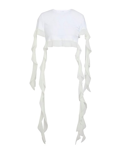 BLUMARINE Haut court 100% Coton, Polyester