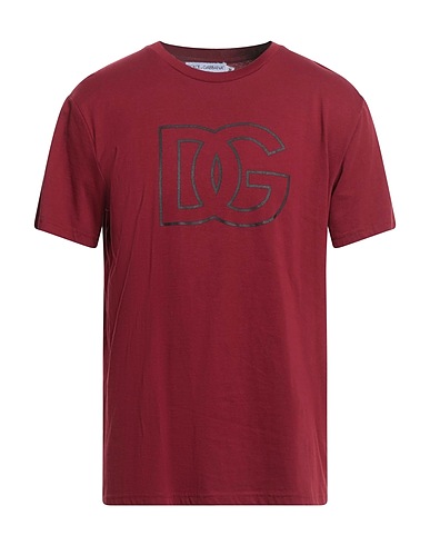 DOLCE&GABBANA Camiseta Burdeos 100% Algodón