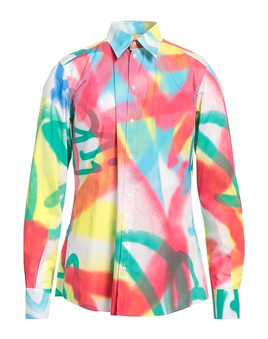 DOLCE&GABBANA Patterned shirt Green 100% Cotton