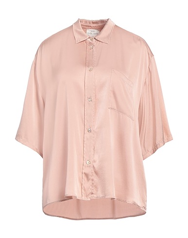 FORTE_FORTE Solid colour shirts & blouses Blush 96% Silk, 4% Elastane