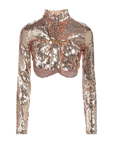 RABANNE Top Gold 70% Polyester, 20% Polyamide, 10% Elastane