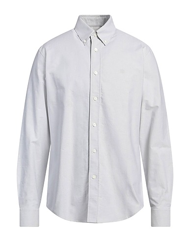 GIVENCHY Solid colour shirt Light grey 100% Cotton