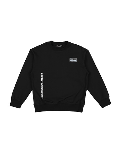 ZU+ELEMENTS Sweatshirt Black 96% Cotton, 4% Elastane