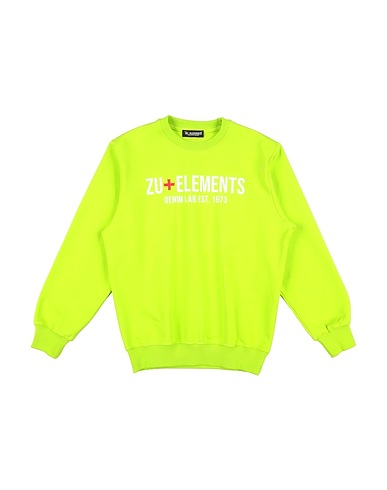 ZU+ELEMENTS Φούτερ Πράσινο λάιμ 96% Βαμβάκι, 4% Ελαστάνη
