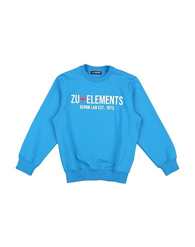ZU+ELEMENTS Sweatshirt Azure 96% Cotton, 4% Elastane