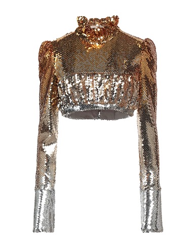 RABANNE Top Gold 100% Polyester
