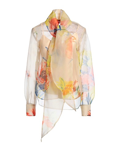 STAUD フローラル柄シャツ＆ブラウス イエロー ポリエステル
