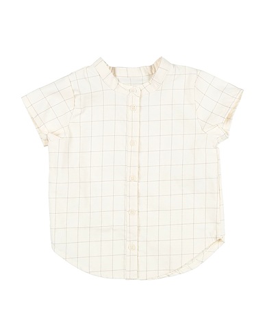 CUCÙ LAB Patterned shirts & blouses Beige 91% Cotton, 9% Polyamide