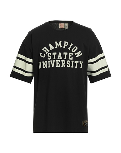 CHAMPION T-shirt Blu notte 100% Cotone