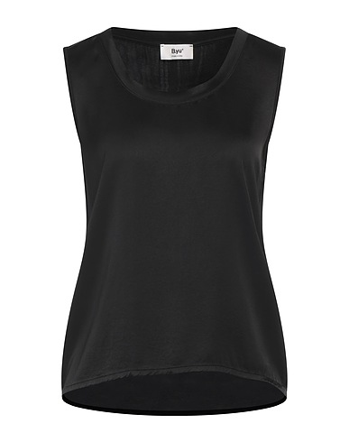 B.YU Top Black 97% Viscose, 3% Elastane