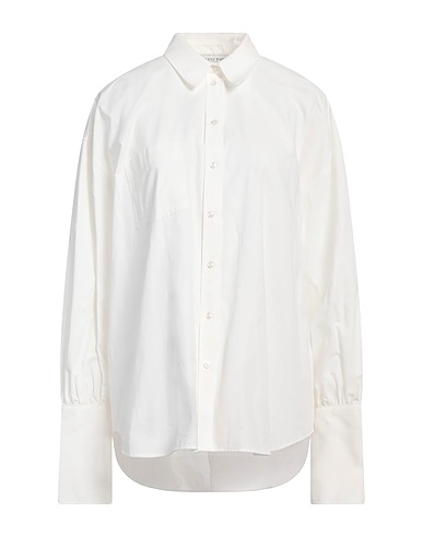 ANINE BING Solid color shirts & blouses White 100% Cotton