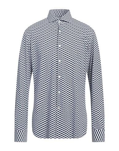TINTORIA MATTEI 954 Patterned shirt 85% Polyamide, 15% Elastane