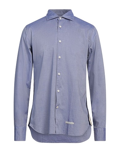 TINTORIA MATTEI 954 Shirts Blue 100% Cotton