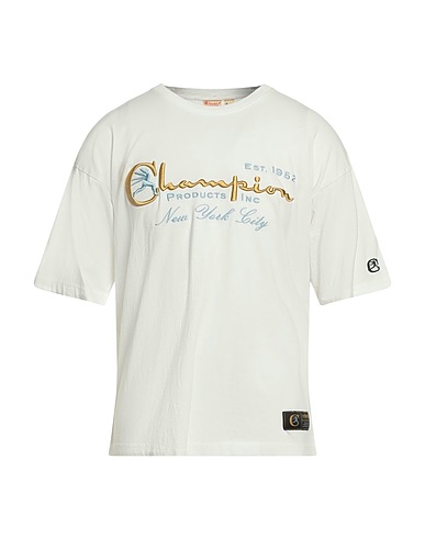 CHAMPION T-shirt White 100% Cotton