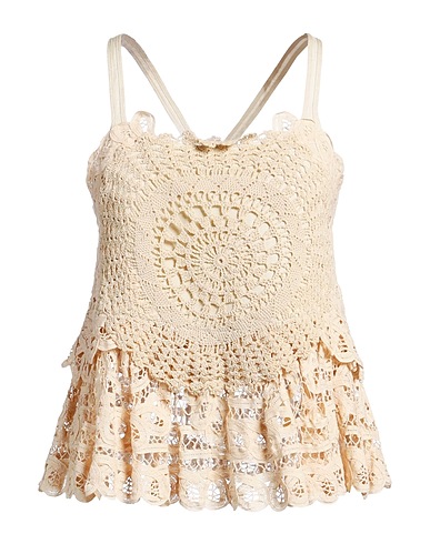 SEA Top Beige 100% Linen, Cotton