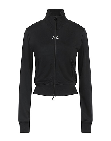 COURRÈGES Sudadera Negro 100% Poliéster, Elastán