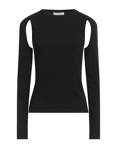 HELMUT LANG Pullover Nero 83% Cotone, 13% Poliammide, 4% Elastan