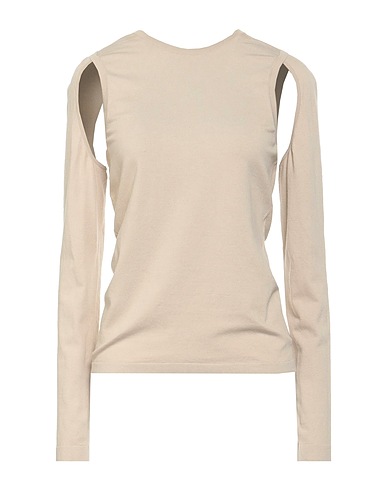 HELMUT LANG Pullover Beige 83% Cotone, 13% Poliammide, 4% Elastan