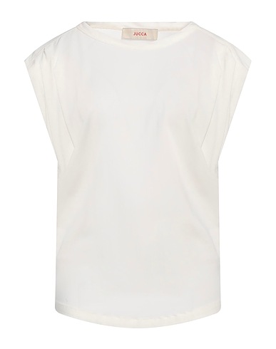JUCCA Top Off white 95% Viscosa, 5% Elastan
