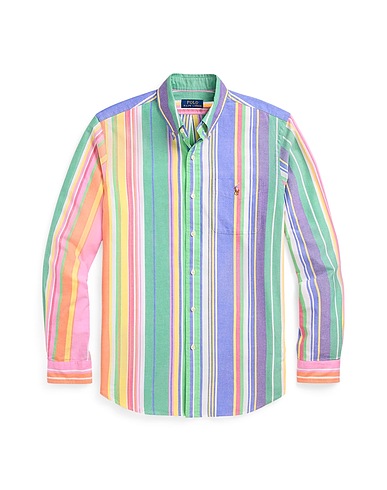 POLO RALPH LAUREN Striped shirt Green 100% Cotton