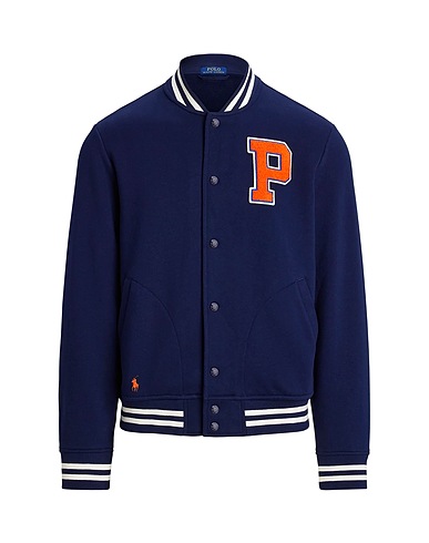 POLO RALPH LAUREN Sweat-shirt The RL Fleece Baseball Jacket
 Bleu marine 60% Coton, 40% Polyester