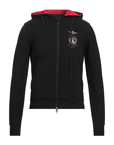 AERONAUTICA MILITARE Felpa Nero 95% Cotone, 5% Elastan